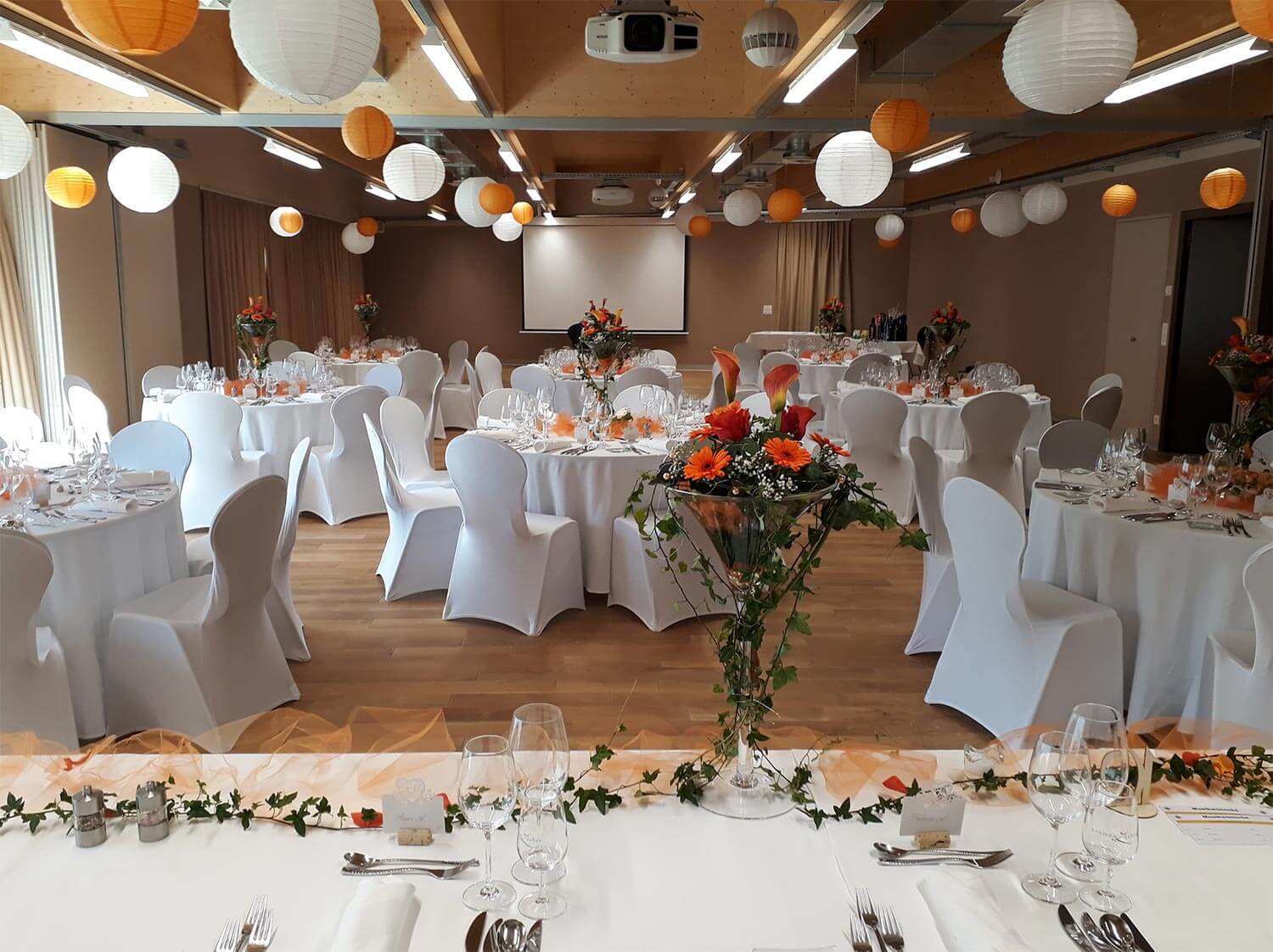 Salle de mariage à l'hôtel Alex près de Naters / Brigue